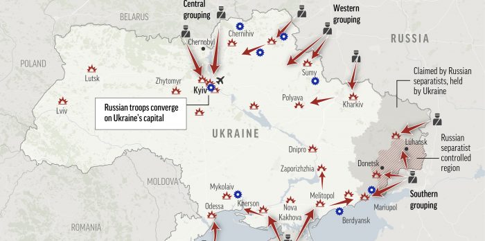 Peta Menunjukkan Informasi Penting Tentang Perang Ukraina